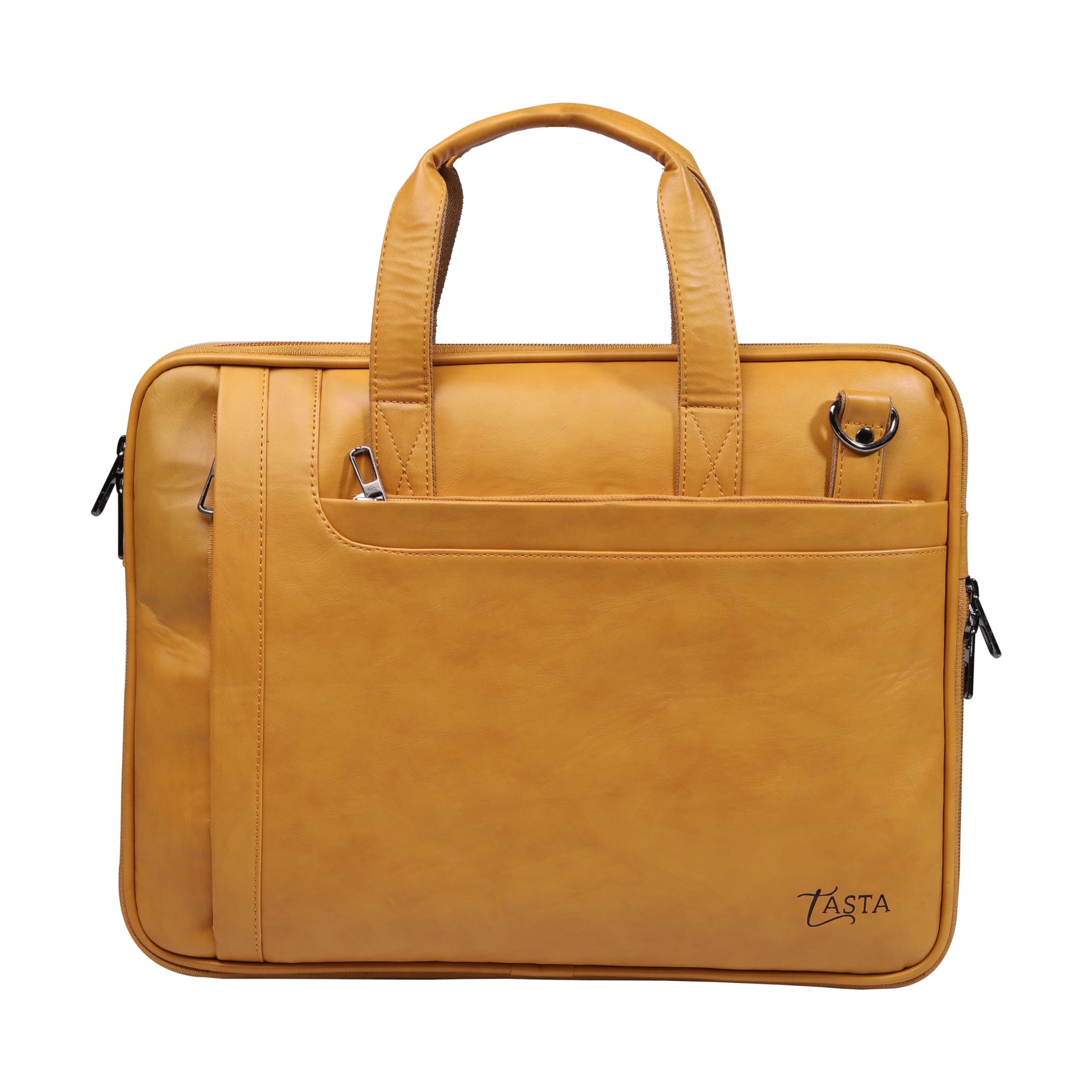 TASTA Expandable Laptop Bag For Men/Women|Vegan Leather Office Briefcase|Leather Office Bag|Messenger Bag|Fits upto 14/15 inch Laptop/Macbook|Water Resistant|Vibrant Colors|Nexus Satchel (B0D33T5VGX) Amazon Price History, Amazon Price Tracker