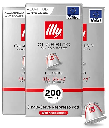 Miniatura 43 de illy Nespresso Cápsulas 100 cápsulas de expreso, café Classico tostado medio, compatible con máquinas de espresso OriginalLine Nespresso