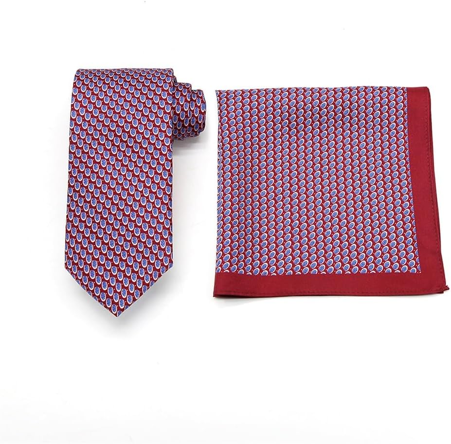 Floral Silk Tie Men's Formal Business Suit Pocket Towel Square Wedding Men's Tie Cover