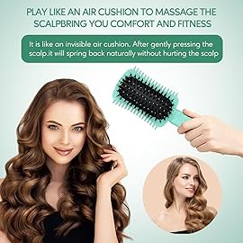 Curly Hair Brush Defining, Volume Curl Defining Brush for Effortlessly Detangling Shaping and Styling Women\'s Curls, Waves & Coils, Curly Hair Products, Reduce Frizz