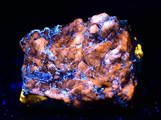 418 Gram Fluorescent Afghanite Cluster On Matrix with Wernerite Scapolite