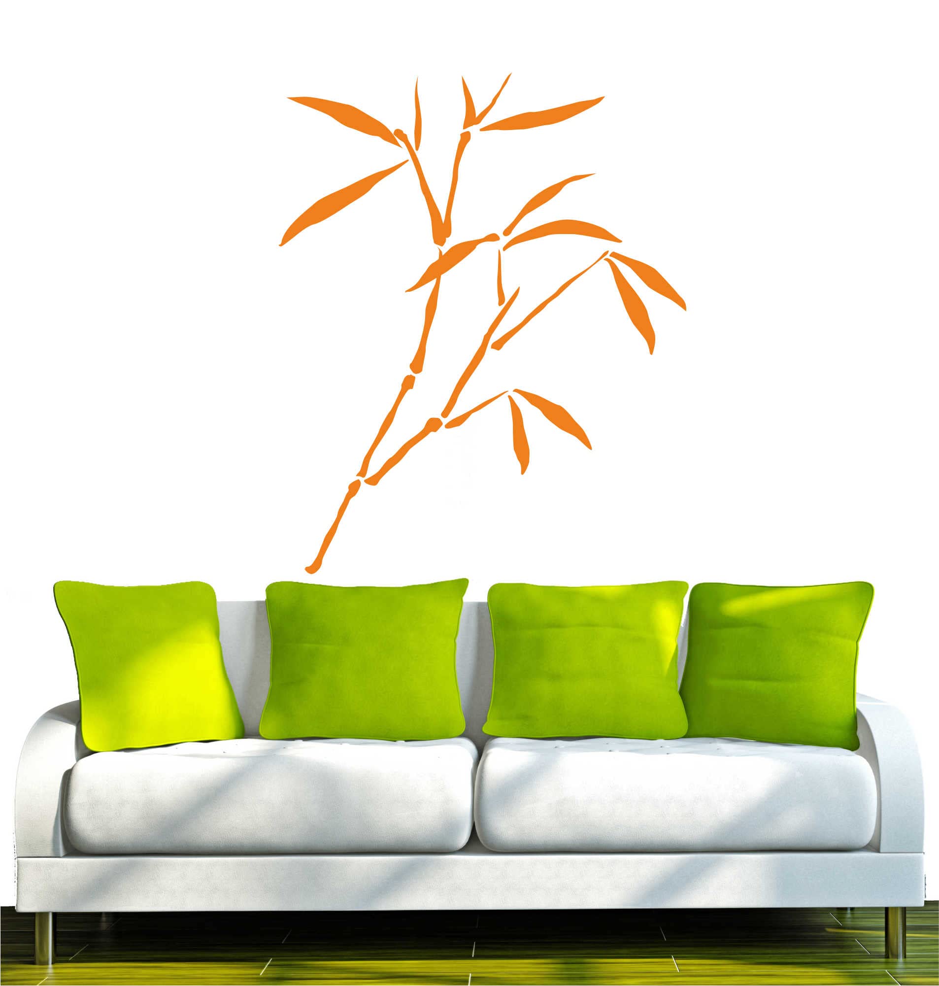 INDIGOS UG - Decalcomanie da muro - Murale - Verde, 120 x 97 cm
