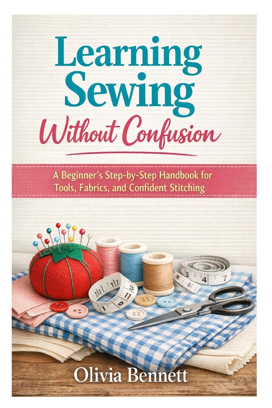 Learning Sewing Without Confusion: A Beginner's Step-by-Step Handbook for Tools, Fabrics, and Confident Stitching