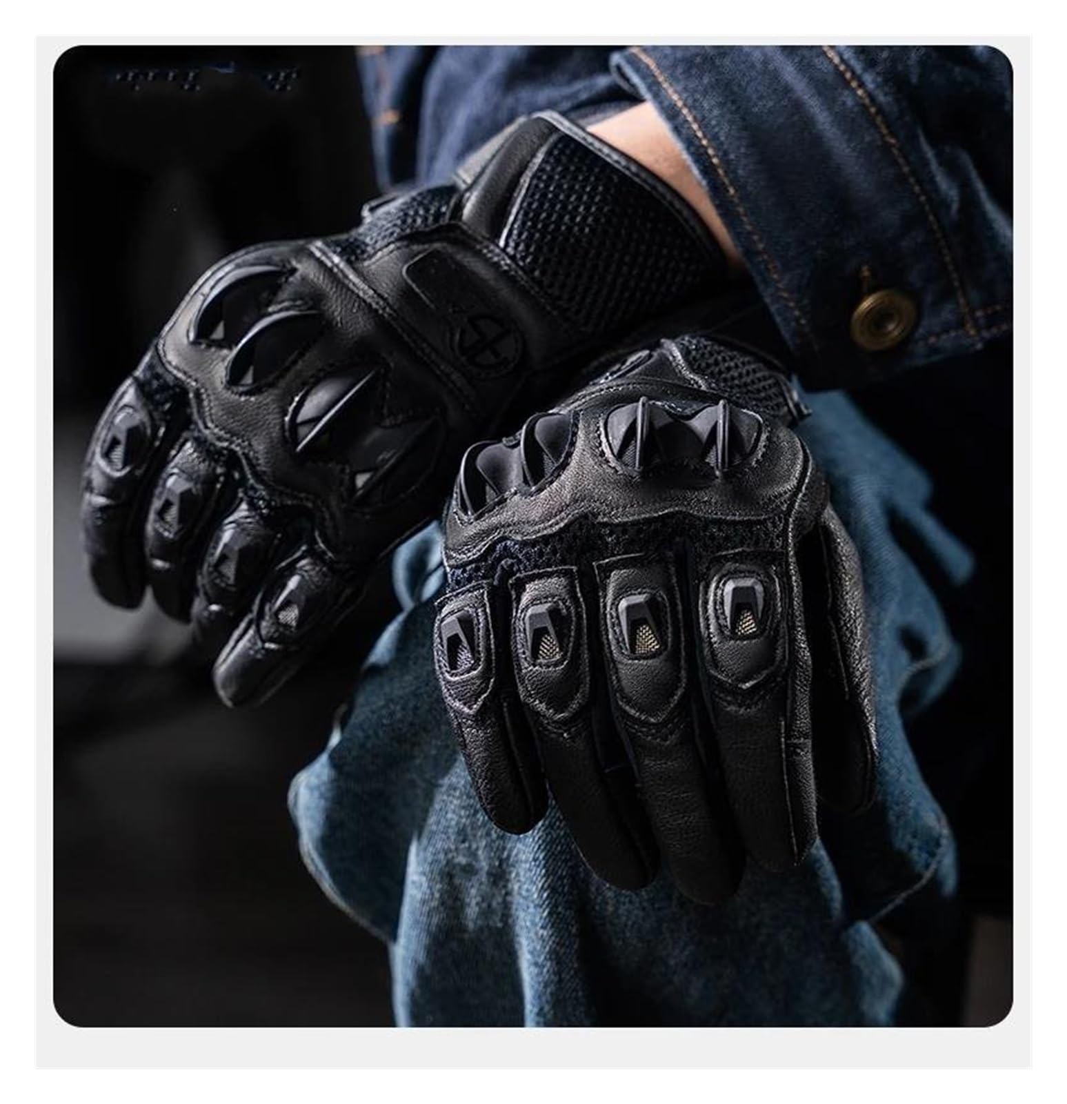 Guantes de Moto Guantes Transpirables para Motociclistas