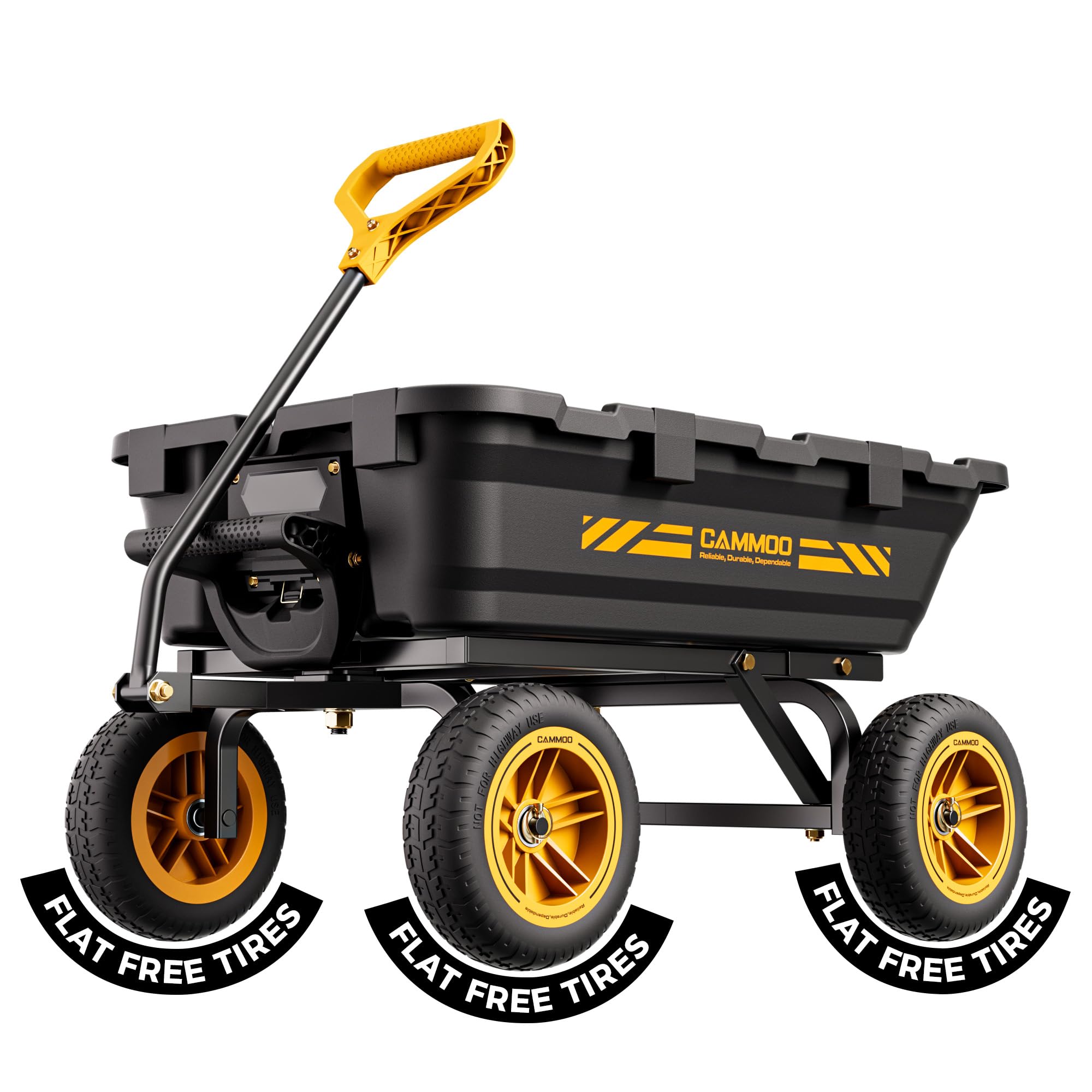 CAMMOO 900 lb Garden Dump Cart