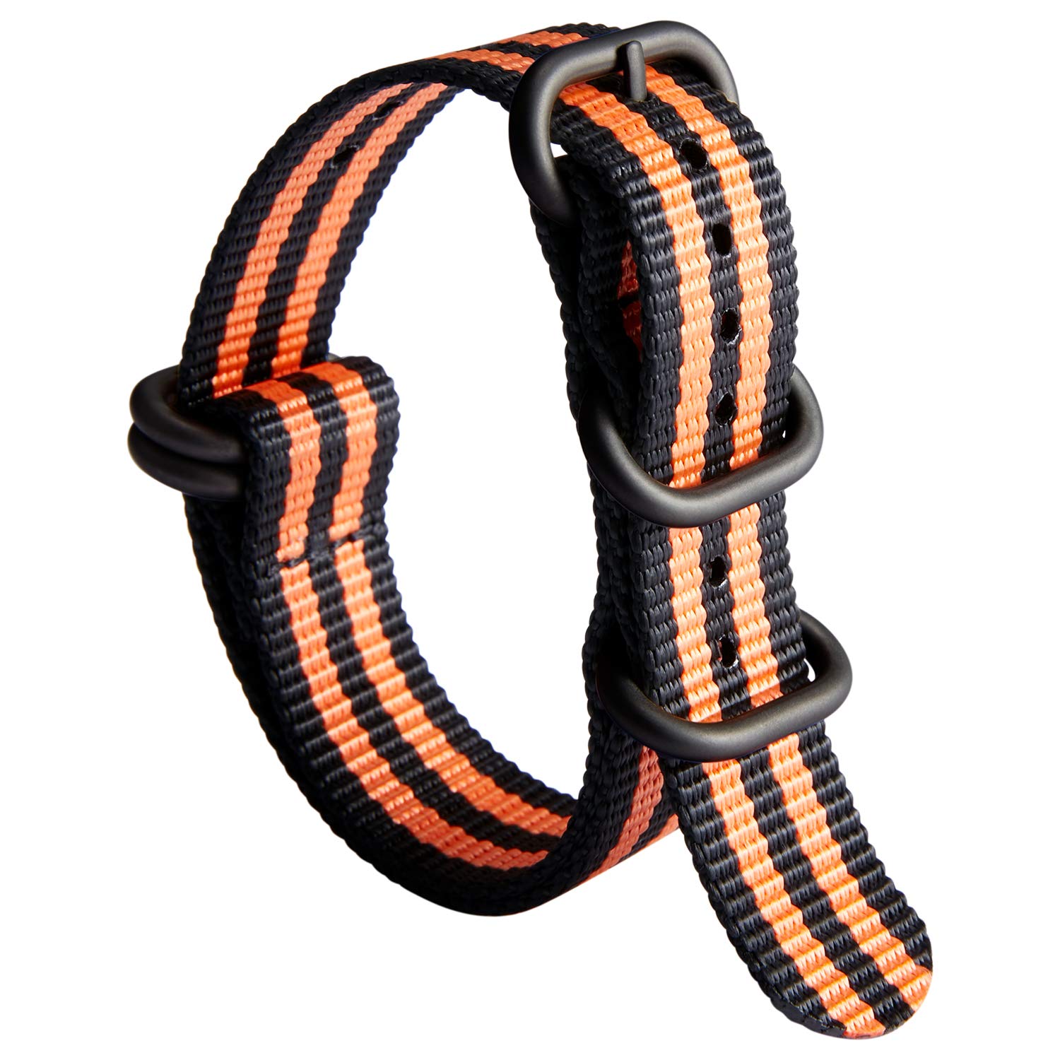 NATO Zulu Watch Strap Thick G10 Premium Ballistic Nylon Replacement Watch Bands for Men 18mm 19mm 20mm 21mm 22mm 23mm 24mm with Military Heavy Duty 5 Rings Stainless Steel Buckle (B07PYNRW3F) Amazon Price History, Amazon Price Tracker
