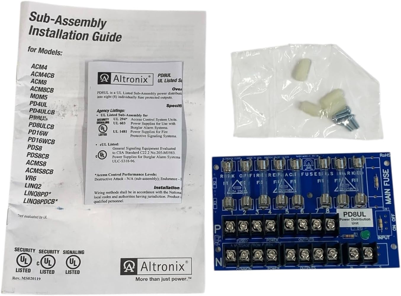 Altronix Power Module PD8UL