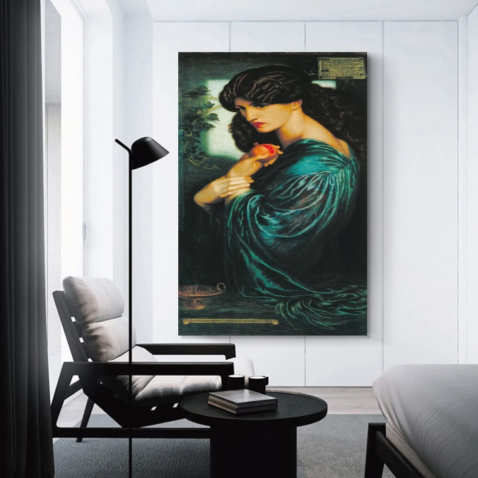 ダンテ・ゲイブリエル・ロセッティ、プロセルピナ、希少な画集より ダンテ・ゲイブリエル・ロセッティ、プロセルピナ、希少な画集より