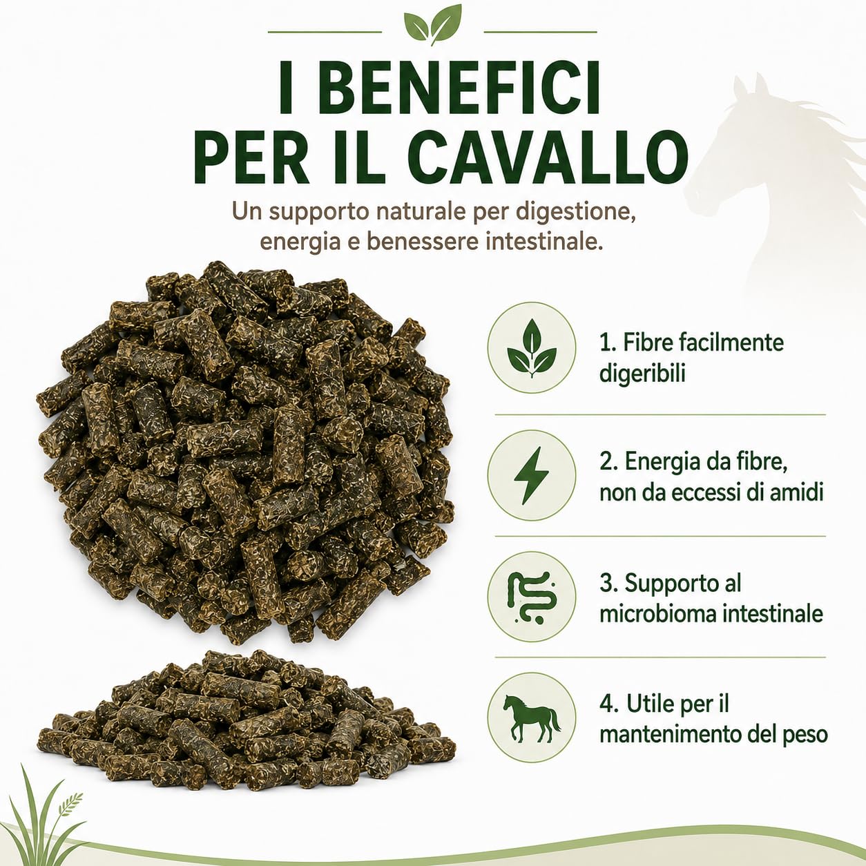 Polpa Barbabietola per cavalli | Polpa di Barbabietola per Ovini e Suini | Ottima per regolarizzare la motilità Intestinale - sacco da 25 kg