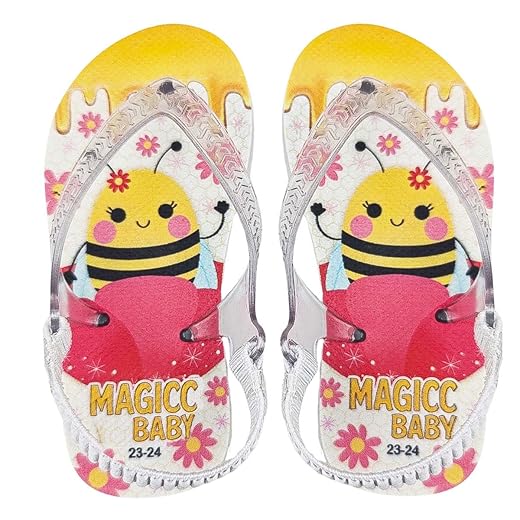 Chinelo Bebê Sandália Abelhinha Magicc Baby