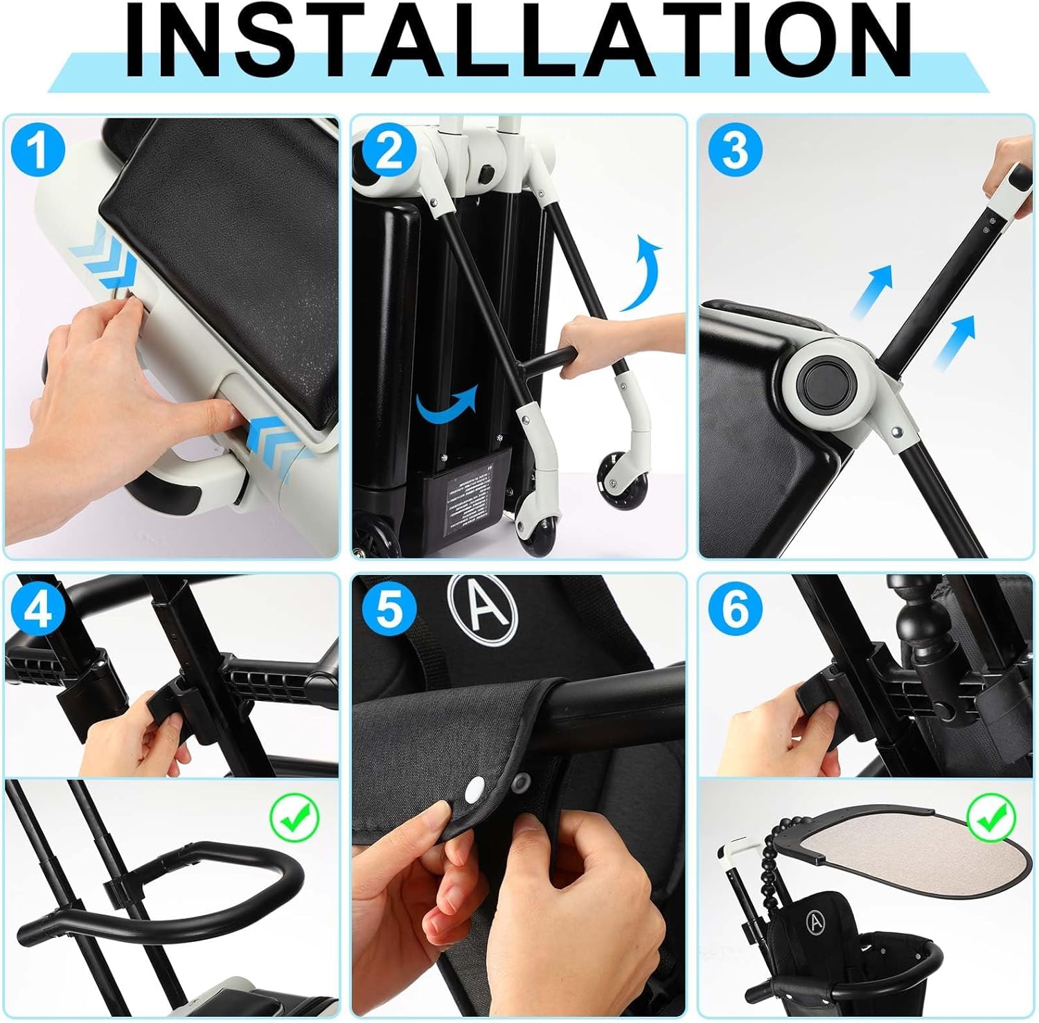 Expandable Luggage with Spinner Wheels,Large Suitcases with Child Seat Design,Hard Luggage for Women and Men,20 inch Hardside Carry on Luggage for Travel(White,Sunshade Style)