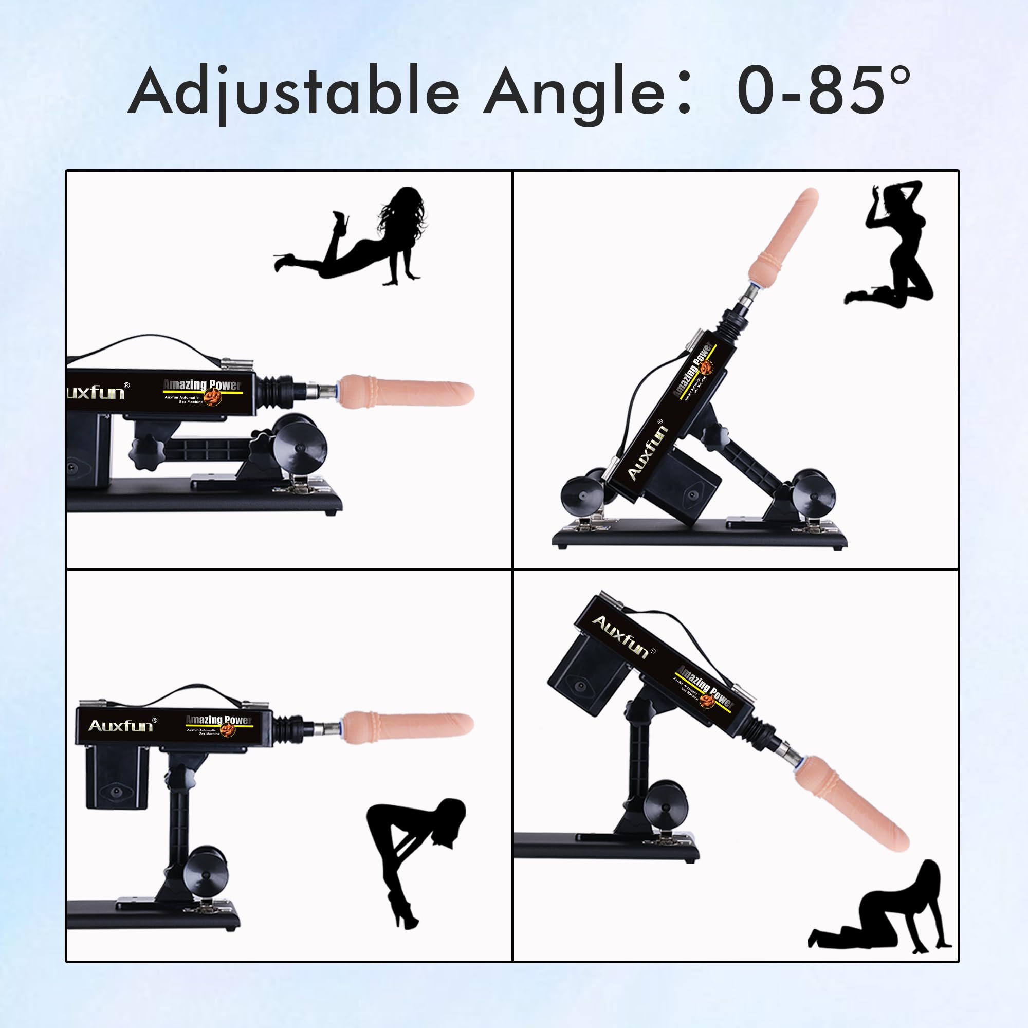 Máquina sexual para mujeres y hombres, máquina de follar con 7 accesorios 3XLR, máquina sexual con consoladores, máquina del amor para ambos juntos, juguetes eróticos para pareja sexuales