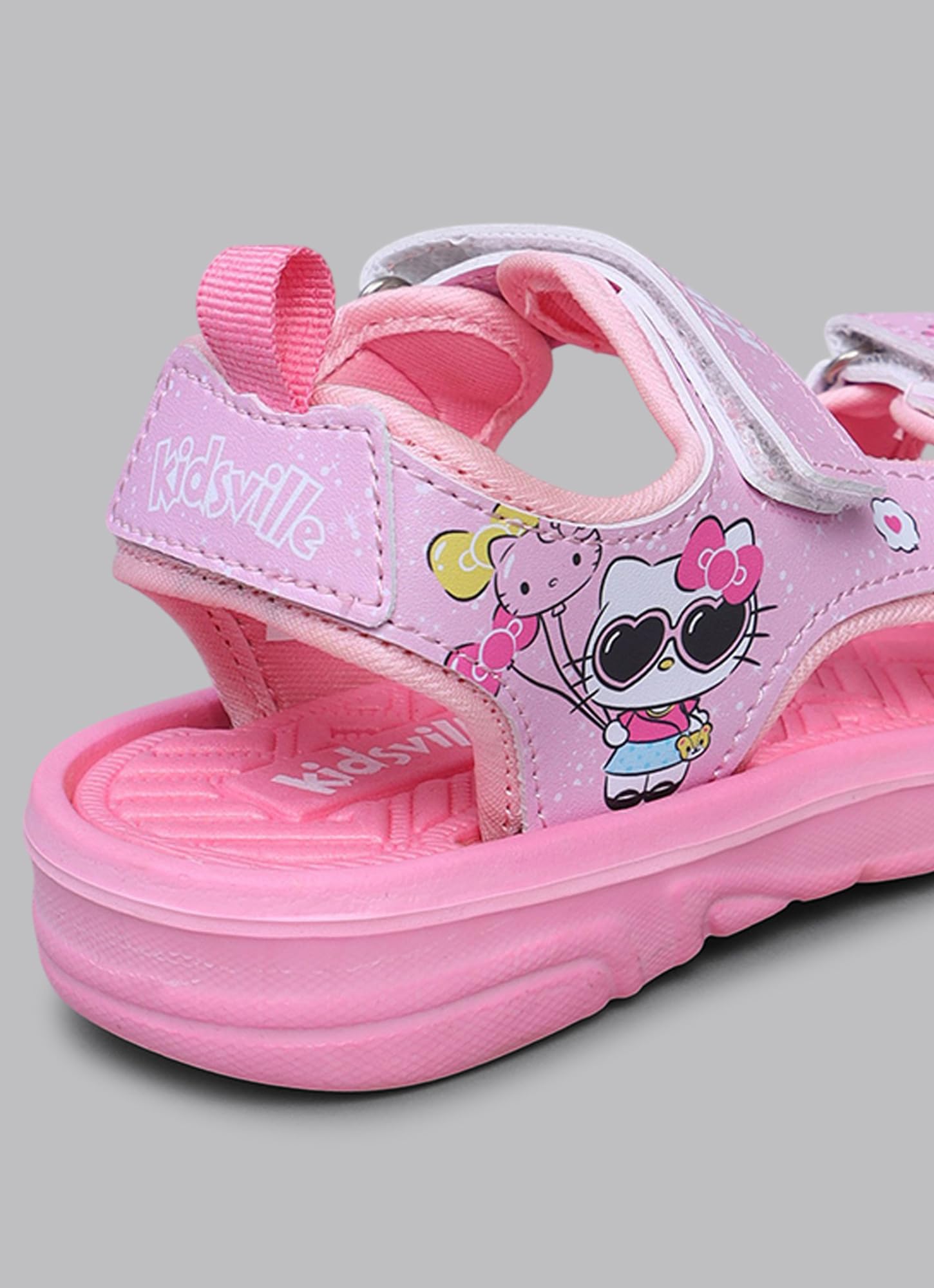 Kidsville Sandalias estampadas oficiales de Hello Kitty para niñas y niñas