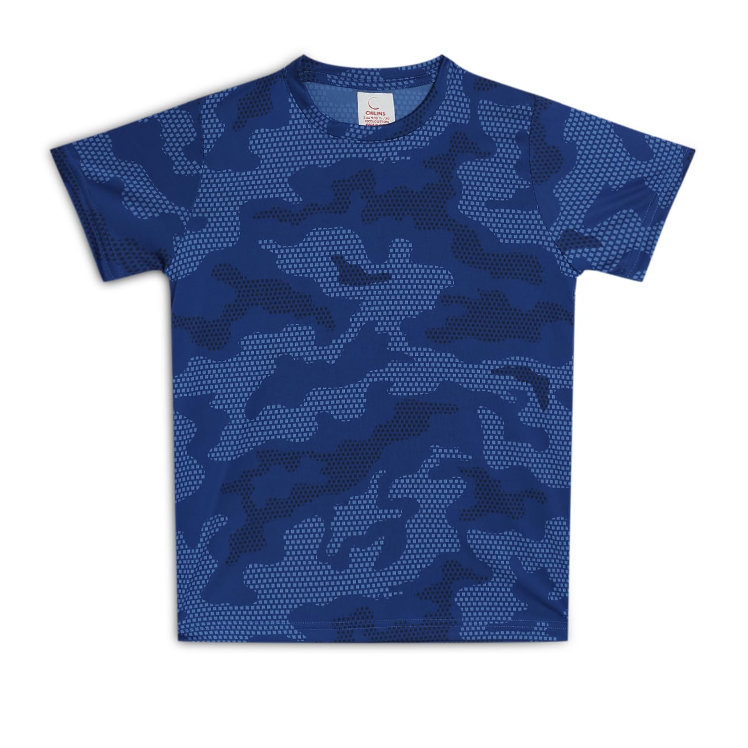 Kids Dryfit Printed Sports T-Shirt | Quick Dry Activewear for Boys & Girls | Lightweight Breathable Gym & Outdoor Sportswear Top-picture-34