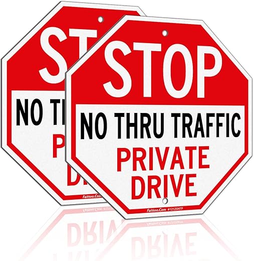 Best no thru traffic sign