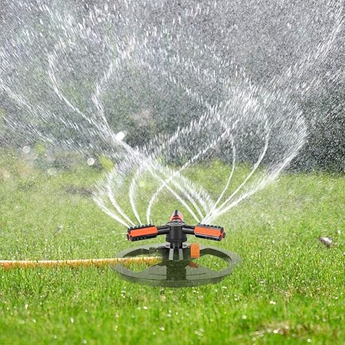 Miniatura 6 de Aspersor de jardín, estable y duradero, ángulo ajustable, ahorro de agua, conveniente para regar el césped, regar flores, enfriamiento de techo para