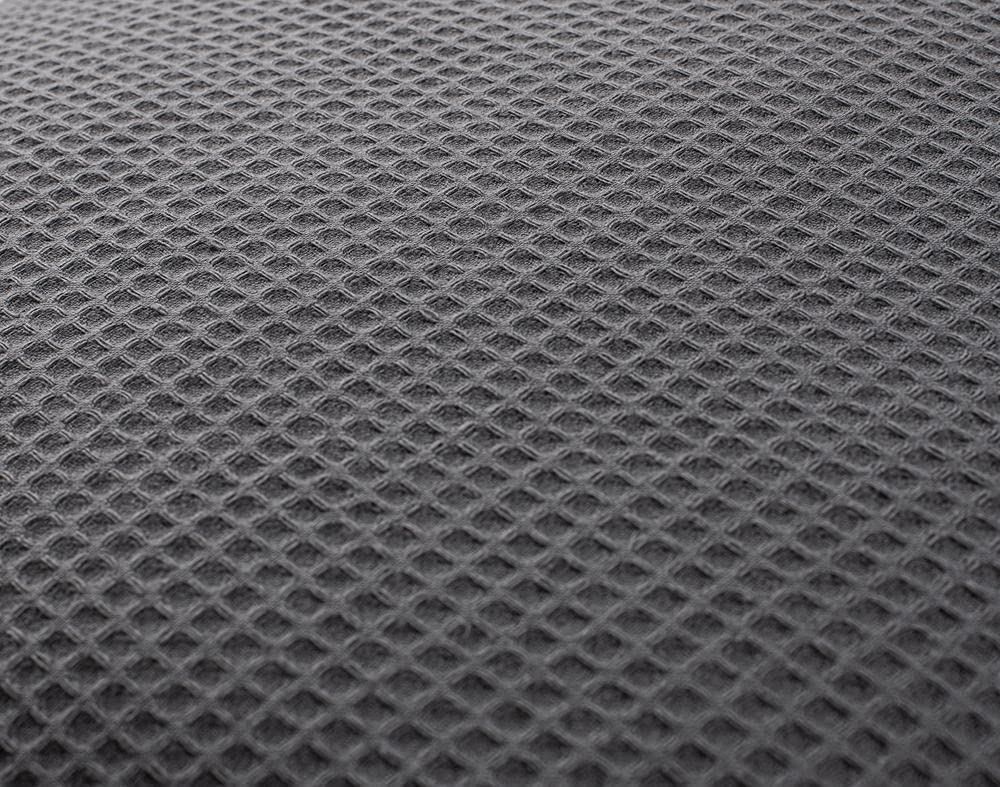 Waffelpiqué Kissenhülle • Kissenbezug • Sofakissen-Hülle • Dekokissen • 100% Baumwolle • Größe: 45 x 45 cm • Packungsgröße: 4er Pack • Farbe: Grau