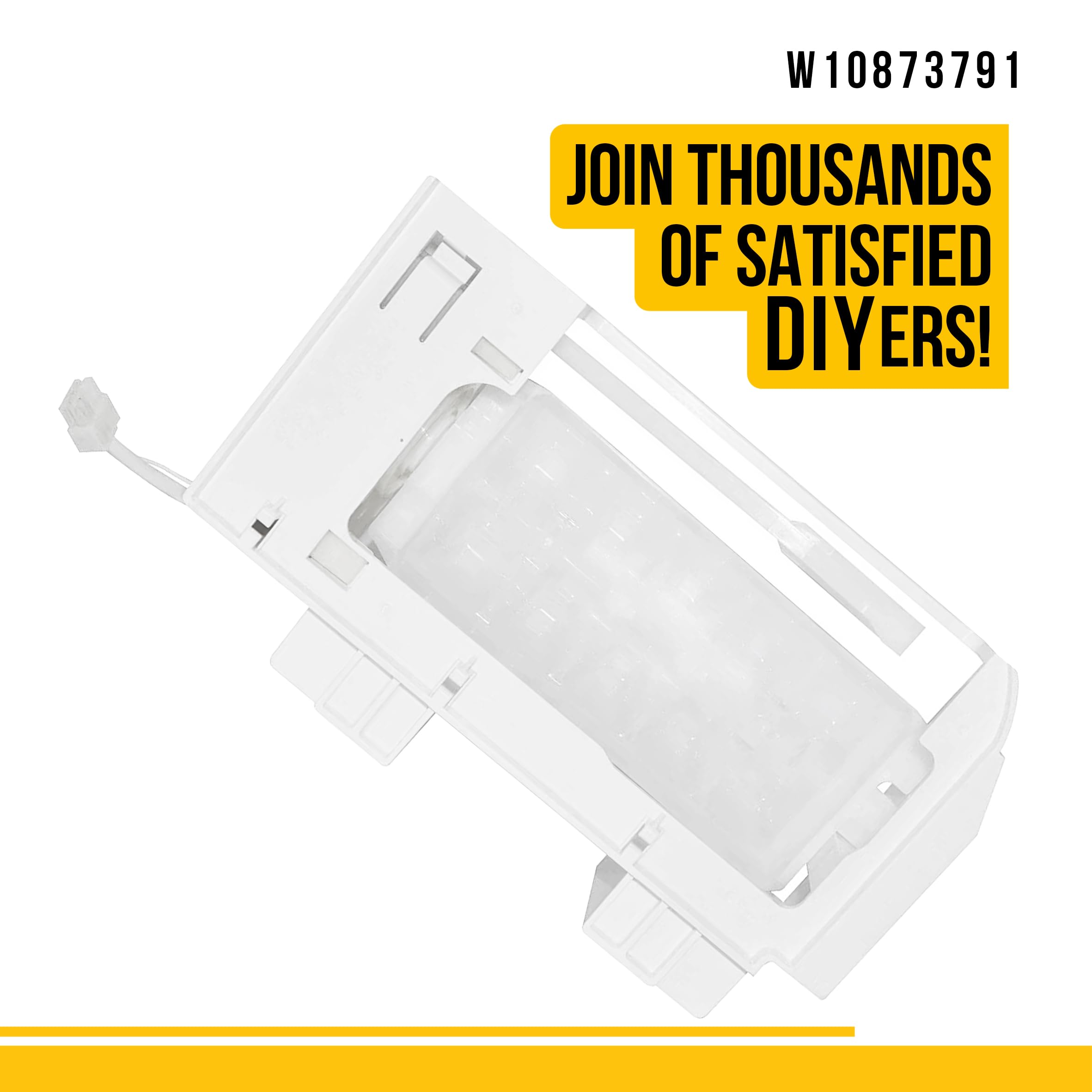 Amazon.com: W10873791 Refrigerator Ice Maker - Replaces AP6026347  