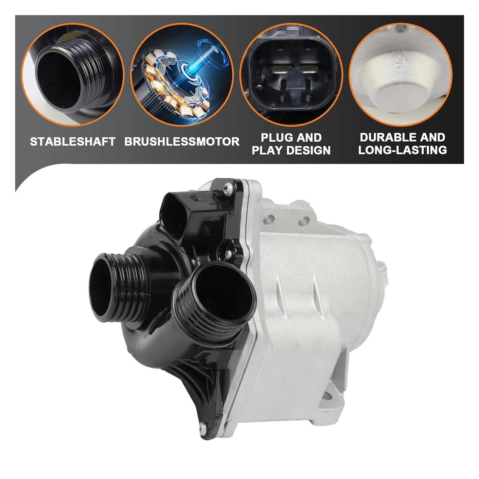 Pompa Acqua Ausiliaria Per BMW E60 E90 F10 Per X5 335i 640i 740Li Pompa Acqua Motore Elettrico Bulloni 11517632426 11517588885/11517586929