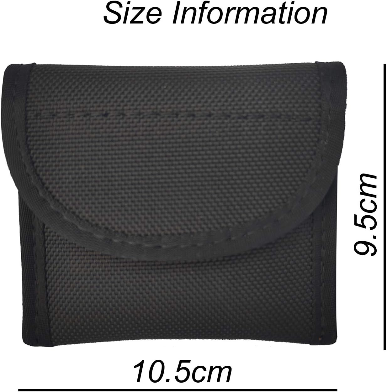 TACTACFR Double Glove Pouch Police Firefighter EMS EMT Paramedic Medical Disposable Gloves Holder for 2 and 2.25" Duty Belt