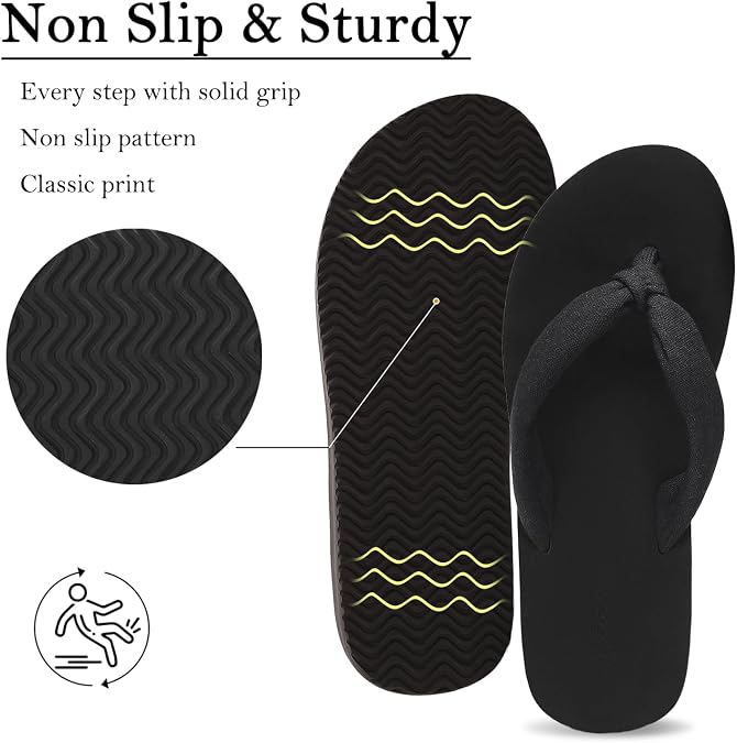 Flip Flops for Women Yoga Mat Arch Support Summer Beach Thong Sandals