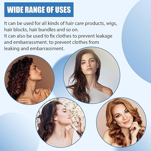 Miniatura 5 de 48 piezas de cinta de encaje para pelucas, cintas frontales de peluca de doble cara, cinta impermeable para pelucas de encaje, extensión de cabello,