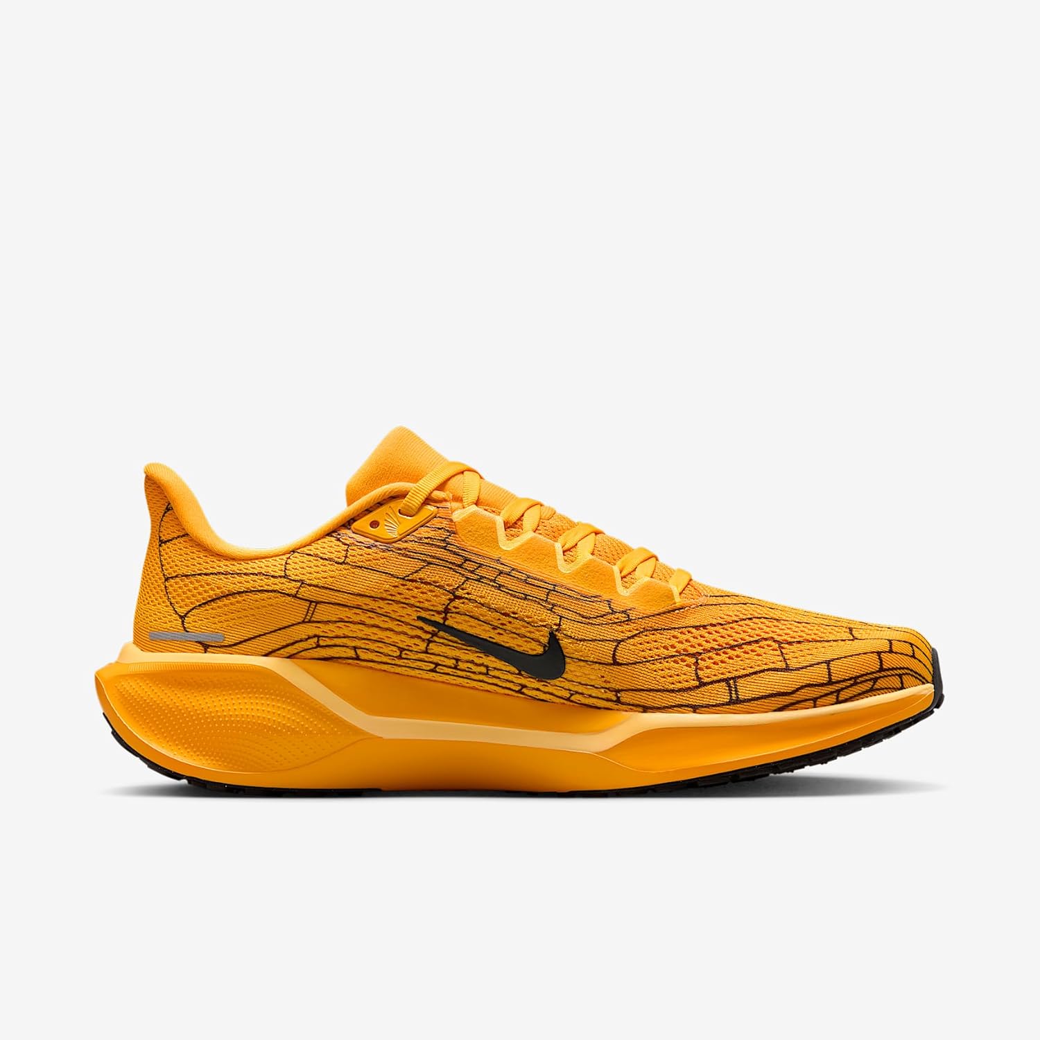 Nike Pegasus 41 LV8 Men's Road Running Shoes (University Gold/Soft Yellow/Black) Size 8.5