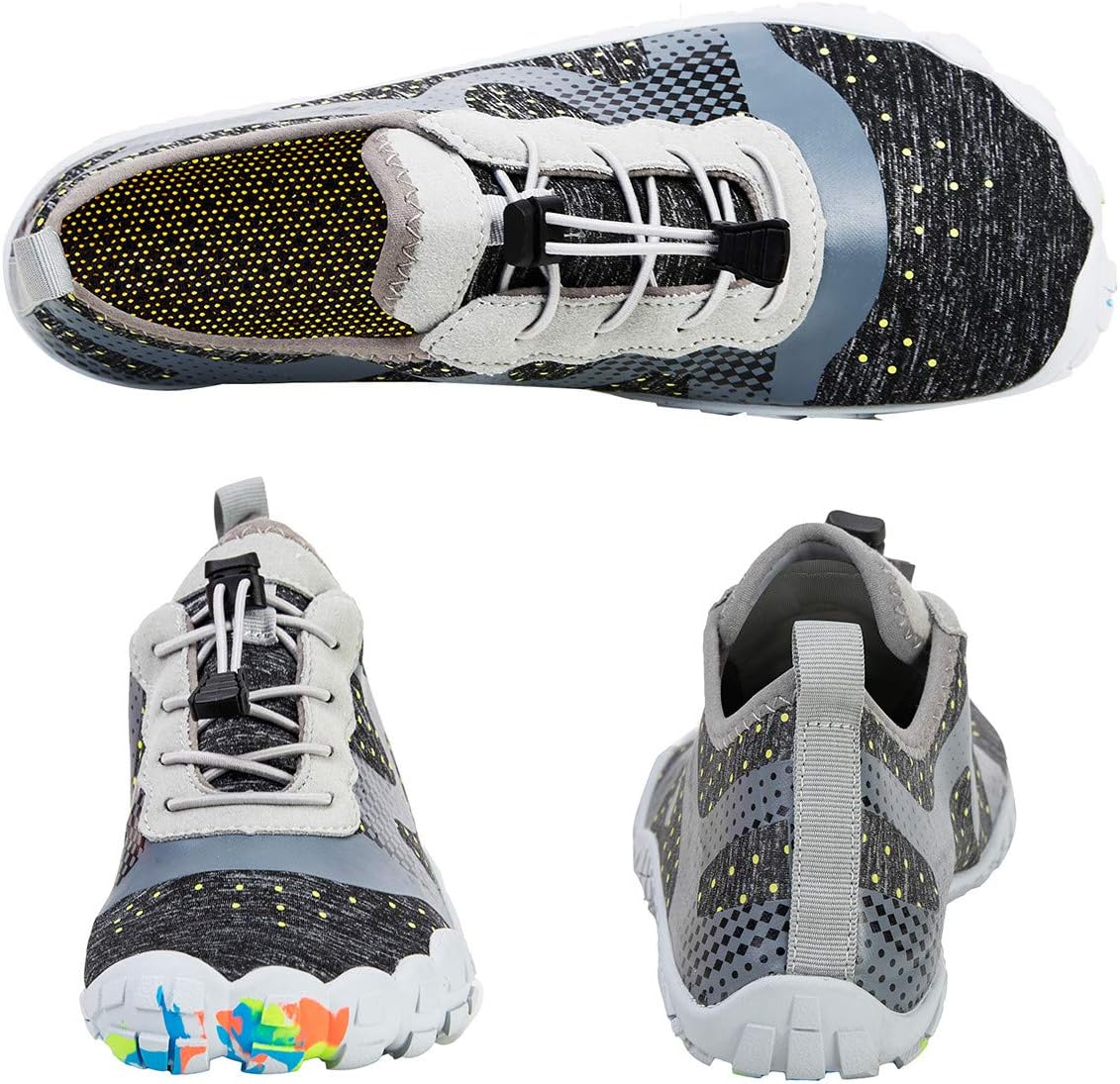 Water Shoes for Men Barefoot Quick-Dry Aqua Sock Outdoor Athletic Sport Shoes for Kayaking, Boating, Hiking, Surfing, Walking - Image 3