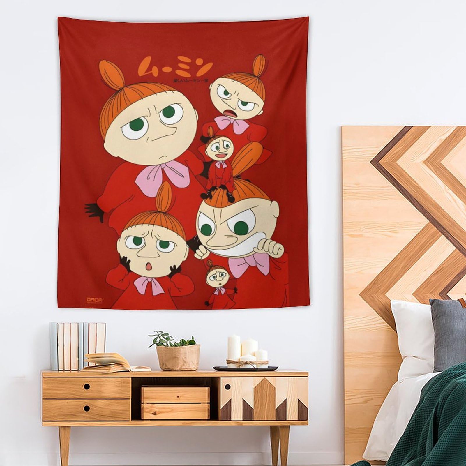Amazon.co.jp: ムーミン リトルミイ タペストリー 壁飾り 大判