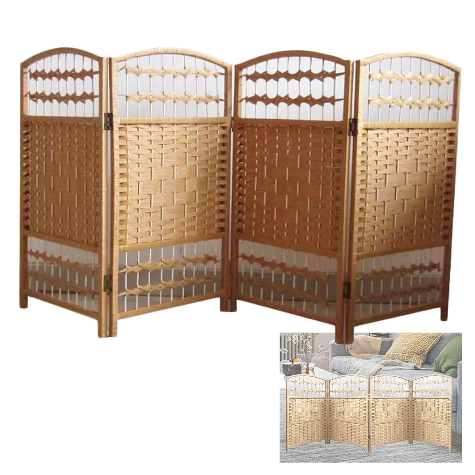 Cloison de séparation courte jaune 31,49 x 15,74" pliable pour bureau et dortoir