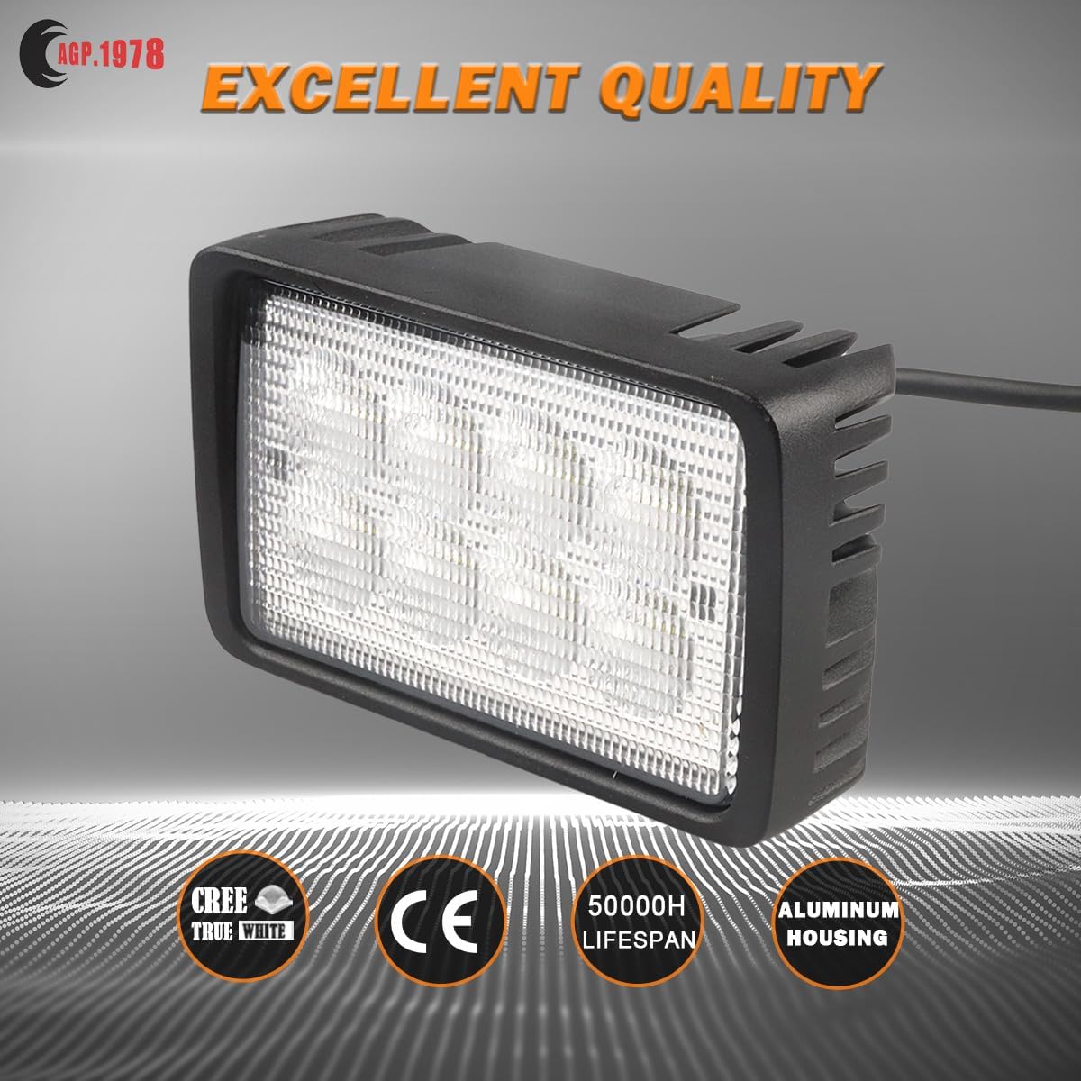 40W LED Work Light Flood (DT Male Connector plug in)