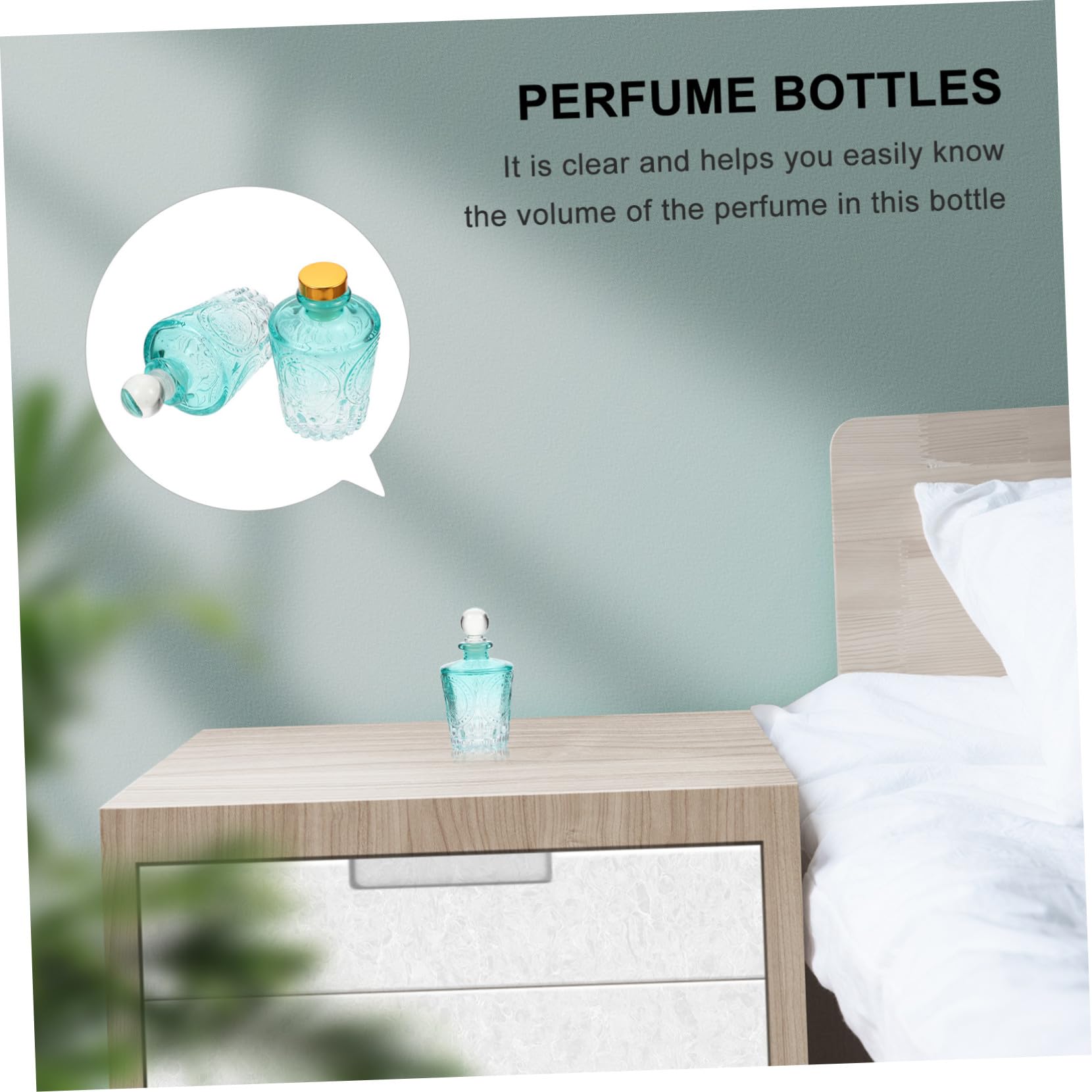 2 zestawy Butelki Do Aromaterapii Pusta Butelka Na Olejek Perfumowany Butelka Do Dyfuzora Perfum Olejków Eterycznych 2 sztuki