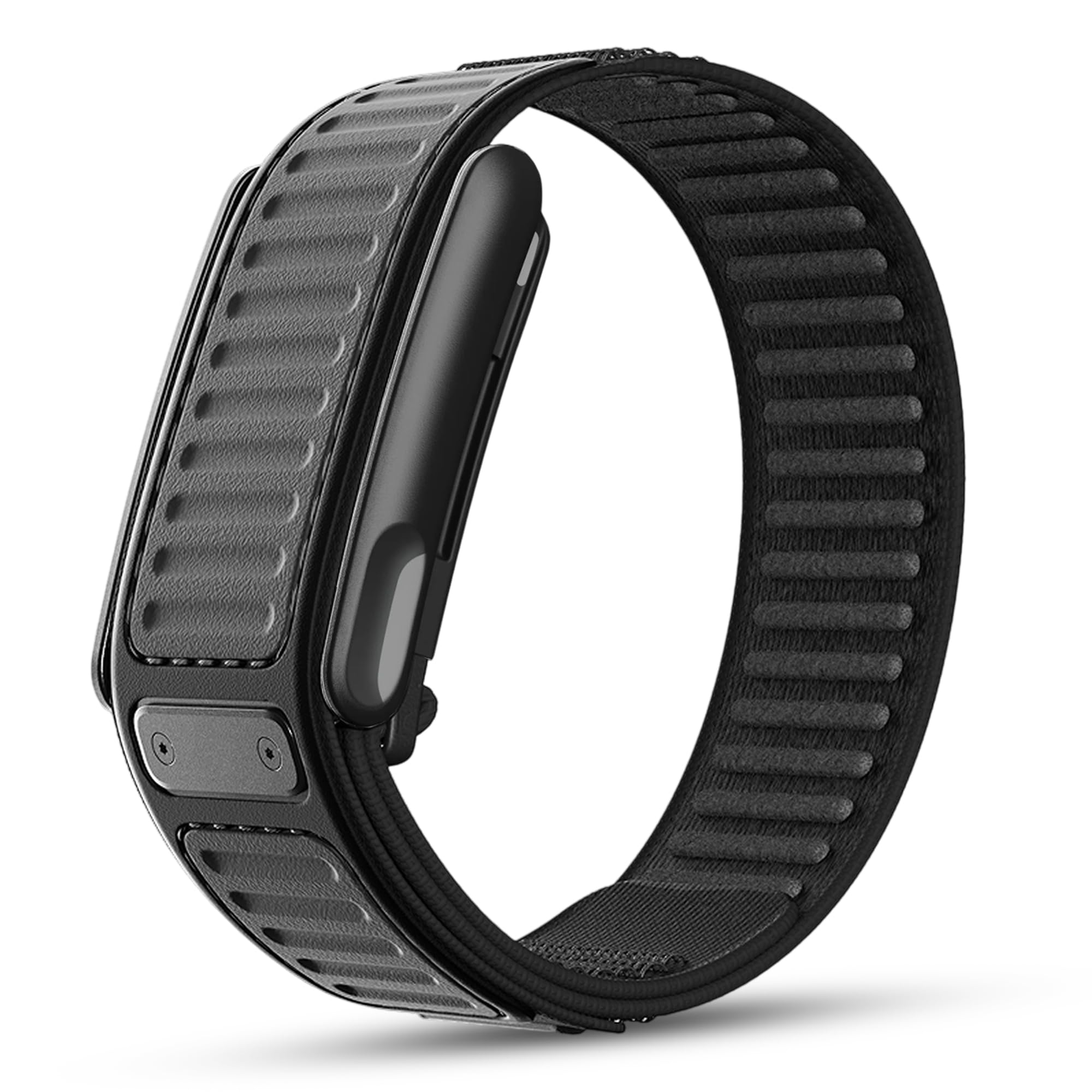 Dado Cinturino di ricambio sportivo in silicone ibrido in nylon compatibile con WHOOP 5.0, One, Peak e Life Fitness Tracker, traspirante e resistente, con cinturino di collegamento a scorrimento