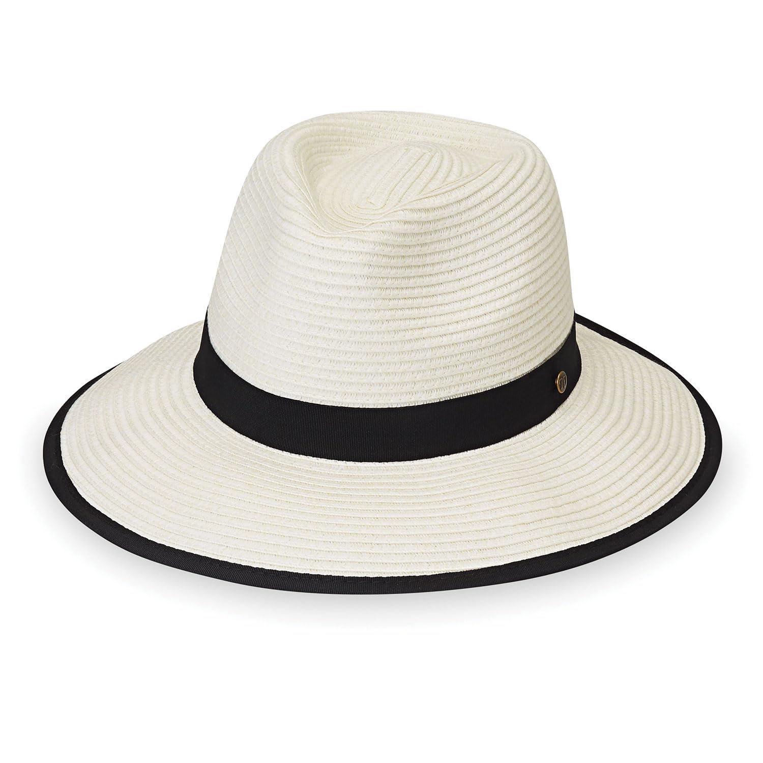 Wallaroo Hat Company Women’s Gabi Fedora – UPF 50+, Lightweight, Adjustable, Packable, Designed in Australia, Ivory