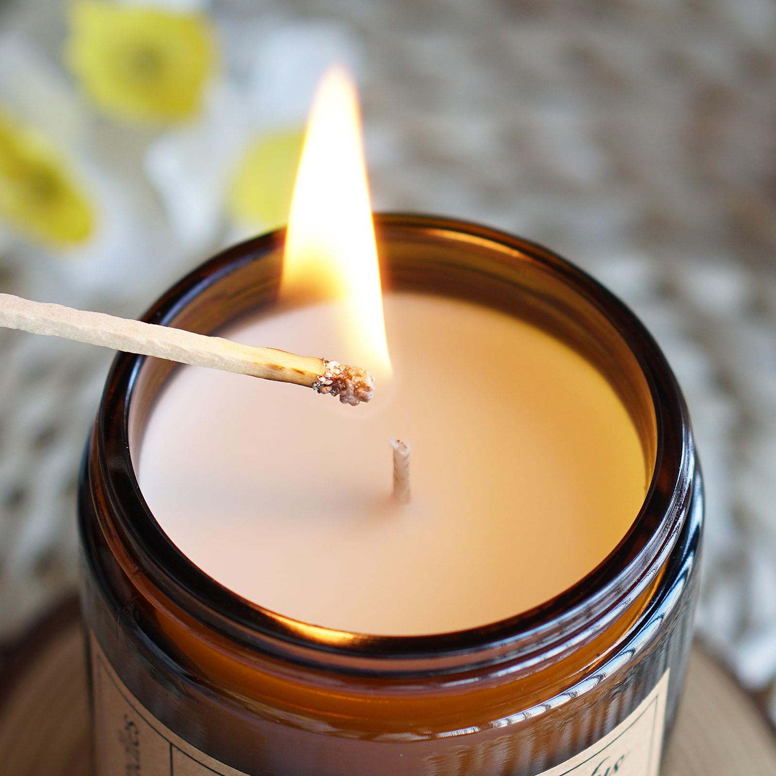 Lavender Eucalyptus Candles for Home Scented - 8oz Aromatherapy Candles for Relaxation Stress Relief Soothing Anxiety Non Toxic, Calming Candles Gifts for Women Great for Relaxing Bath Yoga Meditation