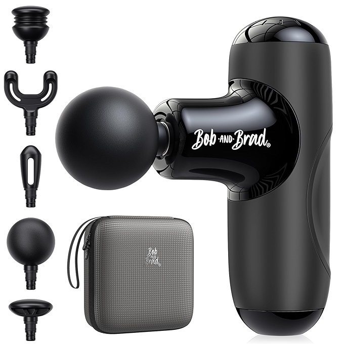 BOB AND BRAD Q2迷你按摩枪 便携式小型按摩器 黑色