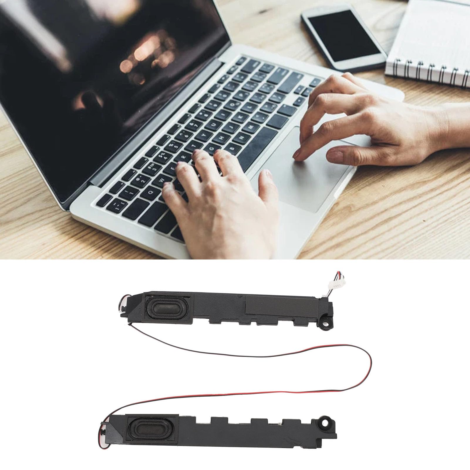 GOWENIC Laptop Built in Speaker Replacement for HP OMEN 15-DC Shadow Elf 4 5 Speaker TPN Q211, Update Laptop Sound System, Plug and Play
