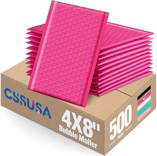 Miniatura 238 de GSSUSA - Sobres acolchados de polietileno de 6” x 10”, sobres de burbujas, bolsas sobres para envíos de pequeños paquetes, bolsa de envío, paquete