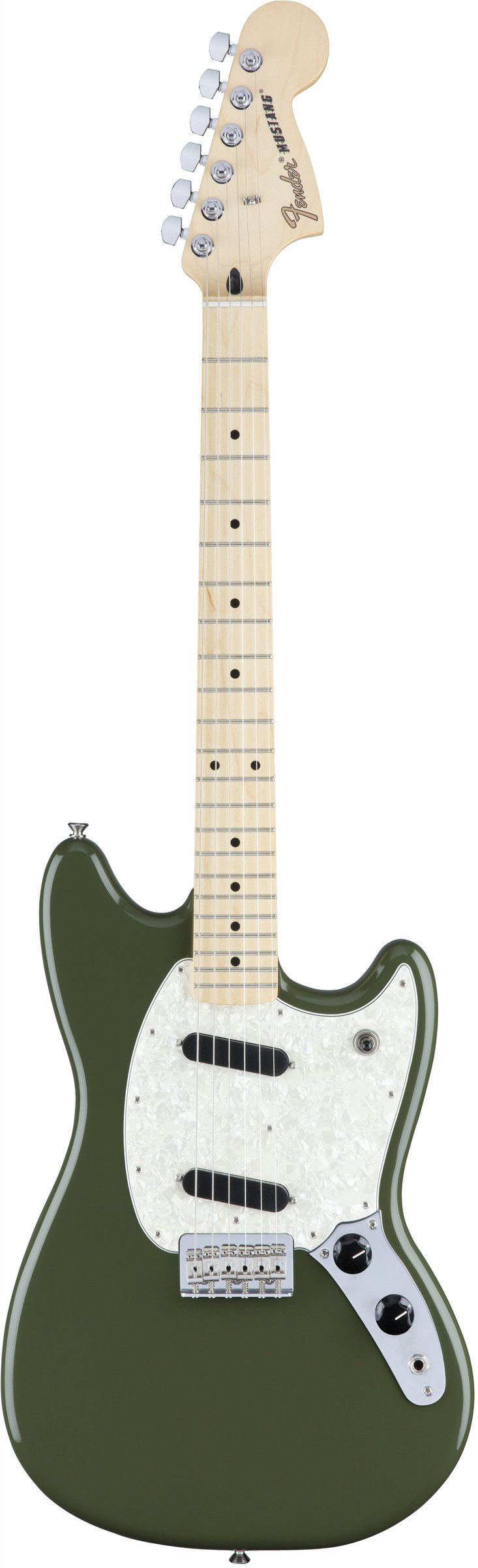 Guitarra Fender - Offset Mustang MN - Olive | Amazon.com.br