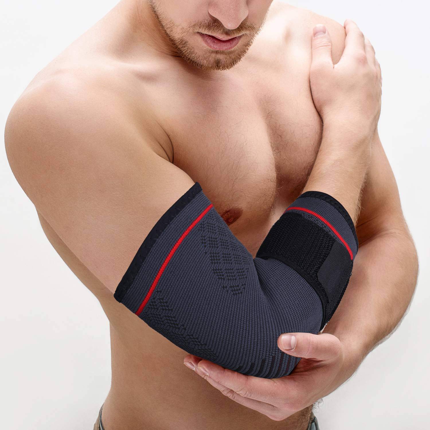 serveuttam Fitness Elbow Brace Compression Support Sleeve For Arthritis, Tendinitis, Tennis, Weightlifting, Golf Elbow Treatment Workout-Reduce Joint Pain Supportive Strap, Gel Pad Men, Women (B084TPRFJR) Amazon Price History, Amazon Price Tracker