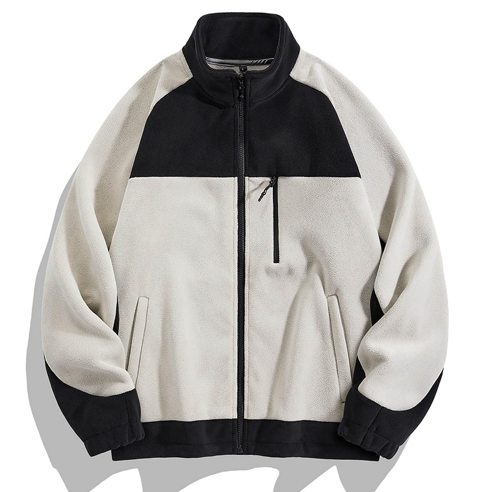 Forro Polar Hombre Tallas Grandes - Chaqueta de Invierno cálida de Forro Polar Rock Er para Hombre, Nueva Chaqueta Deportiva para Exteriores