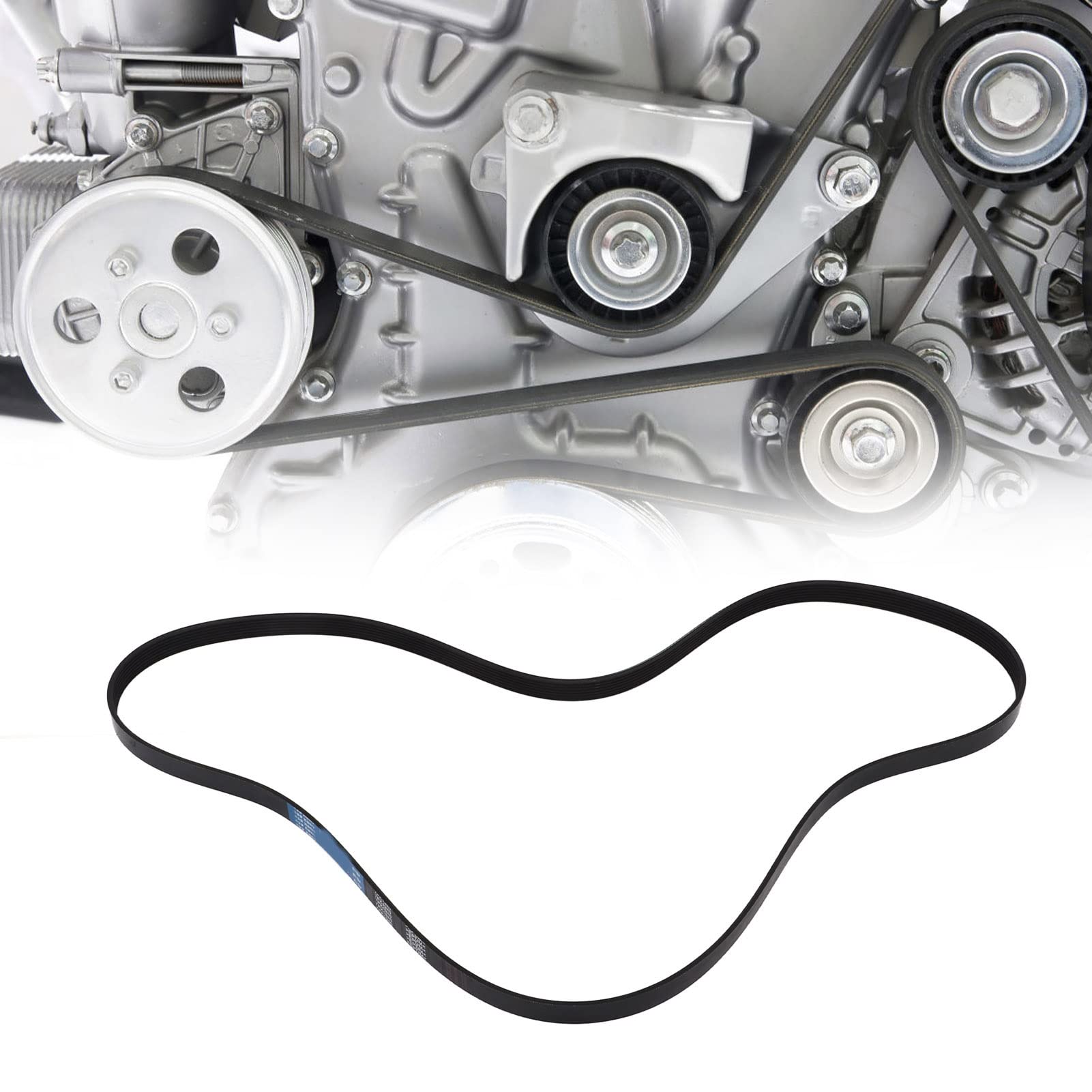 Aramox Courroie Serpentine, 7PK1940 Remplacement de Tension Forte Flexible pour Scion TC 2.4L 2362CC L4 GAS DOHC à Aspiration Naturelle