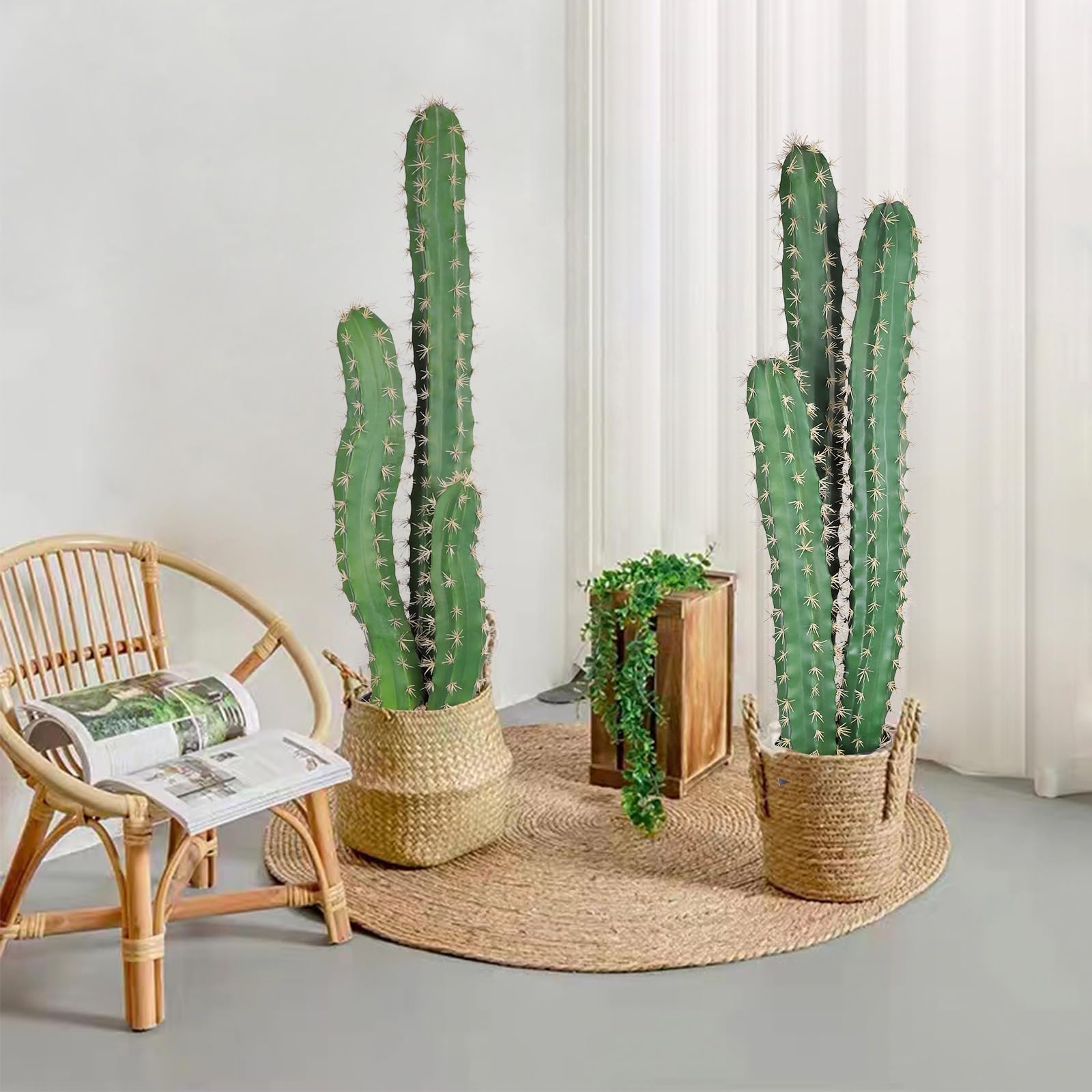 Ruwenus Knstlicher Kaktus, 96,5 cm hoch, knstliche Kakteen, Saguaro mit  Pflanzgef fr drinnen und drauen, Zuhause, Bro, Geschft,  Gartendekoration : Amazon.de: Kche, Haushalt & Wohnen