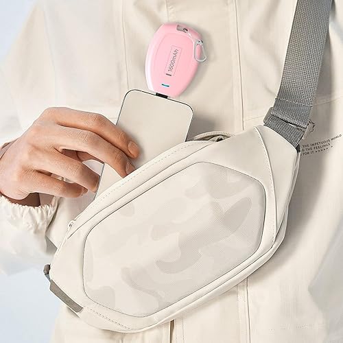 Miniatura 8 de LCLEBM Cargador portátil con llavero para iPhone, mini banco de energía de emergencia de 1600 mAh, batería externa ultracompacta, cargador de llaves