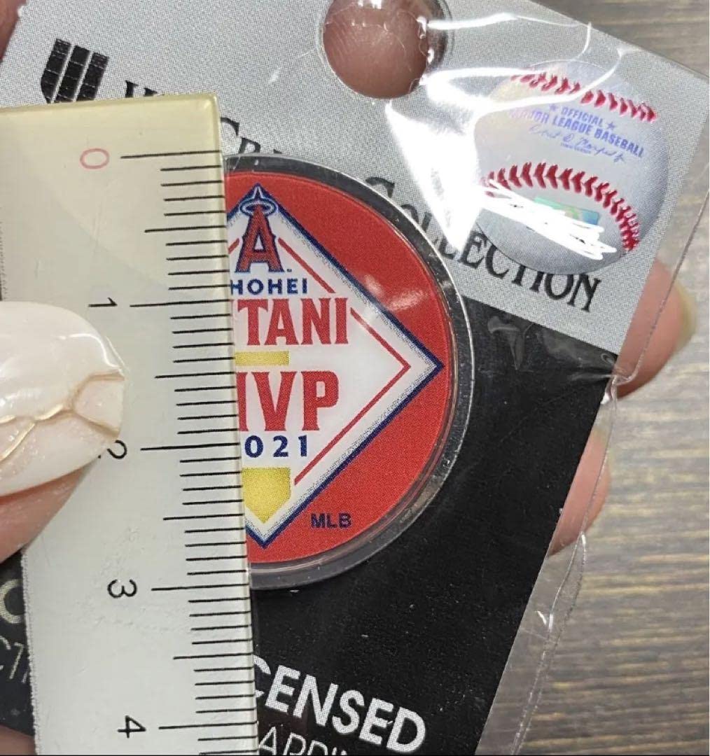 Amazon.co.jp: お！大谷翔平選手MVP 記念品ピンバッジ＊ロサンゼルス