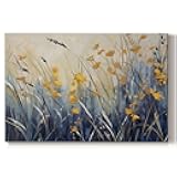 Renditions Gallery Wall Art for Home Paintings for Home Floral Artistic Bushy Flowers Abstract Canvas Wall Hangings for Bedroom Lounge Office Kitchen - 18