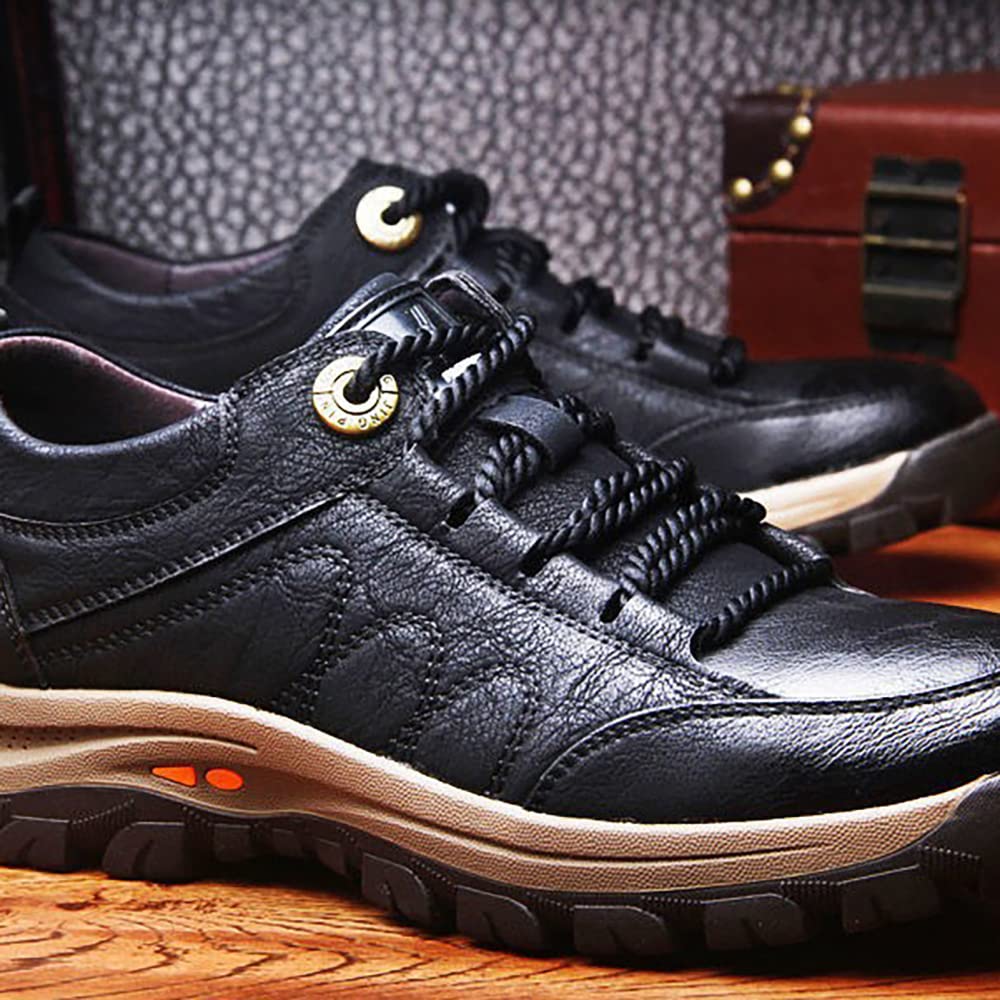 Zapatos para Caminar con dones para Hombre Zapatos Cómodos con ELA Antideslizante para el czado para Caminatas y Caminatas