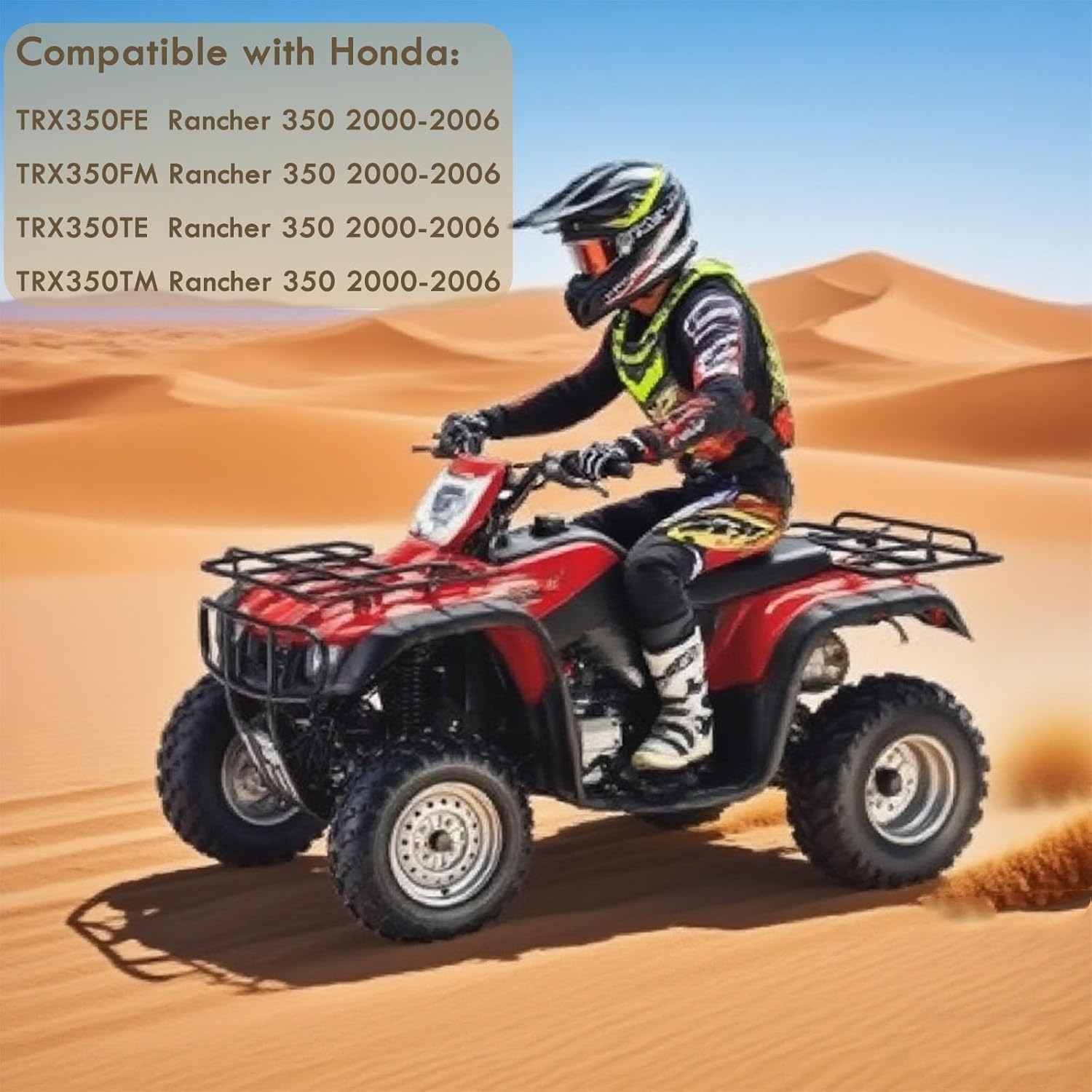 Tupo TRX350-78.5 Cylinder Head Kit Compatible with Honda Rancher 350 TRX 350 2000-2006