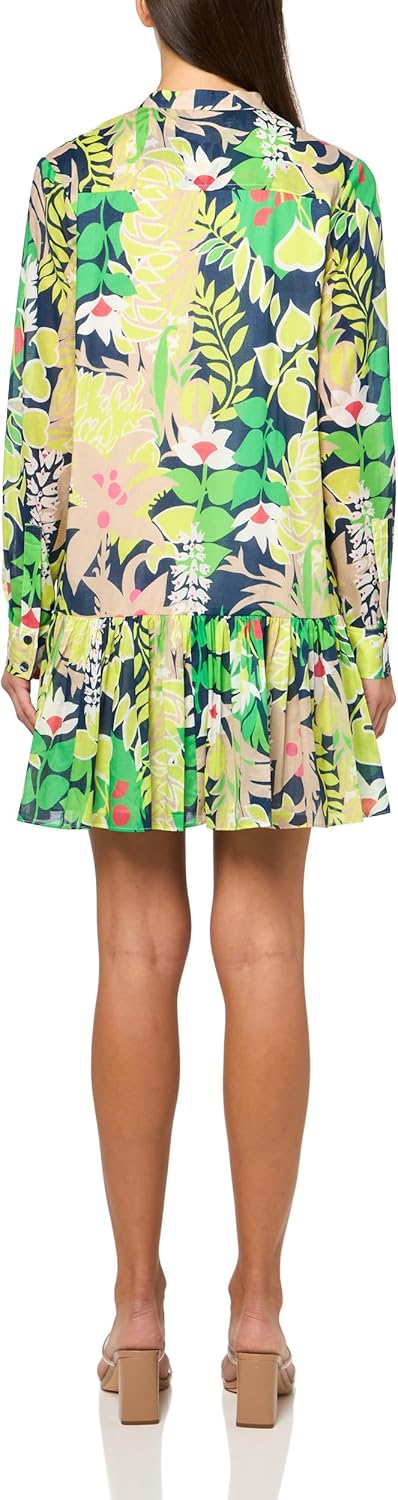 Trina Turk Women's Long Sleeve Floral Shift Dress - Image 2