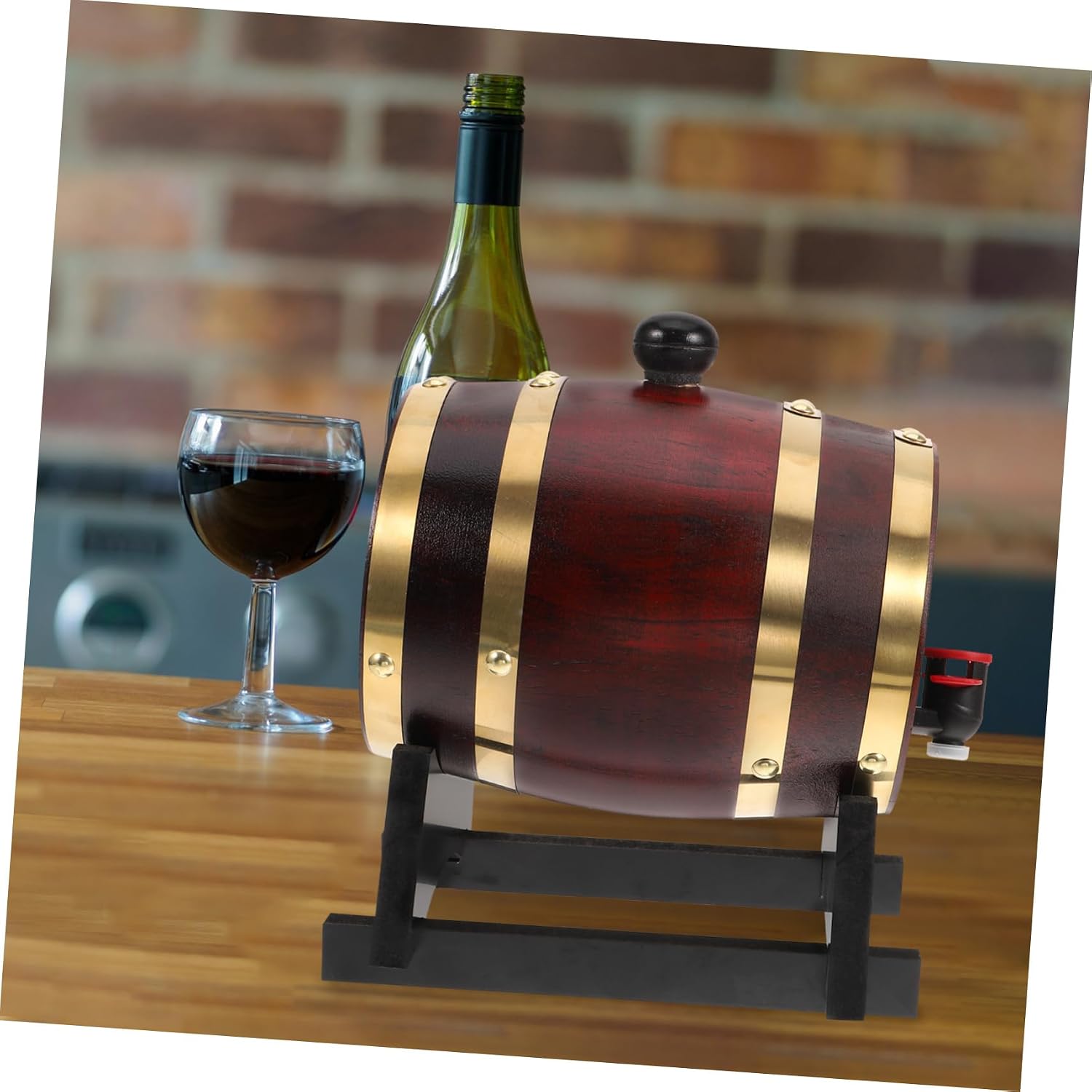 French Style Wooden Wine Barrel Barrels for Wine Beer Dispenser Home Bar